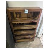 Wooden Five-Shelf Open Bookcase