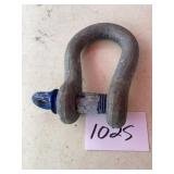 Heavy-Duty Steel Bow Shackle
