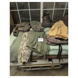 Hunting Gear Lot with Clothes and Boots