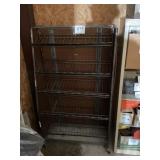 5-Tier Pegboard Shelf With Wire Racks