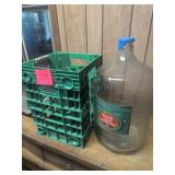Mountain Valley Spring Water Bottle & Crate