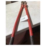 Red Handled 36-Inch Bolt Cutters