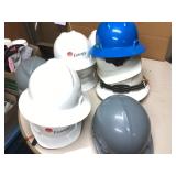 10 Hard Hats and 1 Baseball Helmet