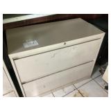 Two-Drawer Metal Filing Cabinet
