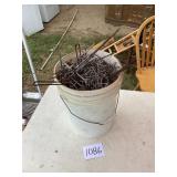 Bucket of Peg Board Hooks