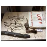 Metal Tools and Lot Signage