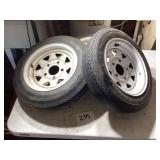 Used Steel Wheels with Tires