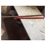 Two Long Metal Tools for Utility Use