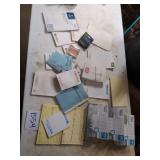 Notepads and Light Bulb Boxes