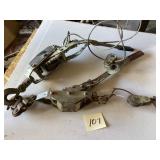 Two Metal Cable Pullers with One Bent Handle