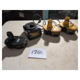 DeWalt 18V Batteries and Charger Lot