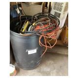 Plastic Barrel with Electrical Supplies