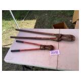 Large and Small Bolt Cutters