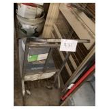 Metal Handcart with Ceramic Tiles