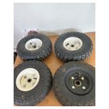Four Haul-Master Tires with Rims