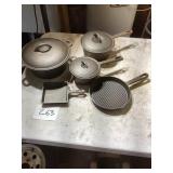 Cast Iron Cookware with Lids