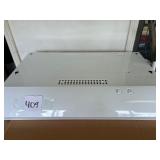White Kitchen Range Hood with Light