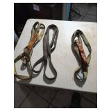 Three 4-Foot Nylon Chokers