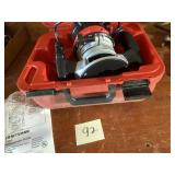 Craftsman Router 1 1/2 HP with Case