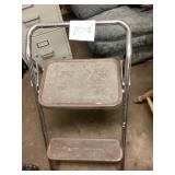 Two-Step Folding Metal Step Stool