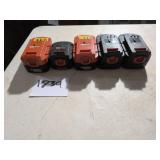 Black and Decker Batteries, Unknown Condition