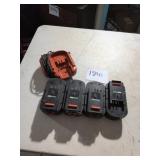 Black and Decker Batteries and Charger