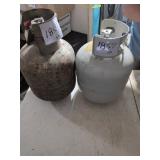Two Propane Gas Cylinders for Refill