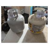 Two Propane Tanks with Valves