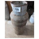 Rusty Metal Propane Gas Cylinder