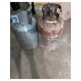 Two 2-30 Gallon Propane Tanks