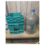 Mountain Valley Spring Glass Jug With Crate