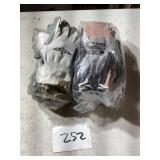 Work Gloves in Plastic Packaging