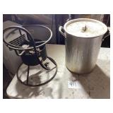 Aluminum Stock Pot with Metal Burner