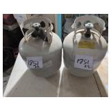 White Propane Tanks
