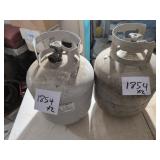 Two Steel Propane Tanks