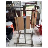 Metal Clothing Rack With Chrome Finish