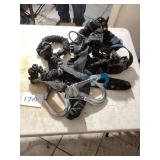 Safety Harness with Lanyard and Carabiners
