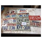 Arkansas and Texas License Plates