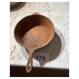 Rustic Lodge Cast Iron Skillet