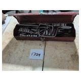 Metal Socket Wrench Set in Tool Box