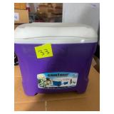 Purple Igloo Contour 30-Quart Cooler