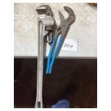 Aluminum Alloy Wrench and Pliers Set