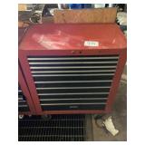 Red Steel Rolling Tool Cabinet