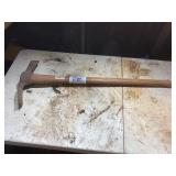 Wood-Handled Metal Pick Axe