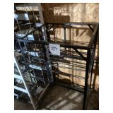 Metal Storage Rack With Multiple Shelves