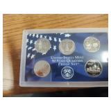 United states, 50 stated quarters proof set