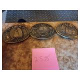 Guthrie commorative belt buckles