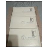 Sealed first day of issue envelopes