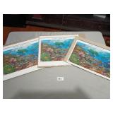 Pacific coral reef stamp sheets