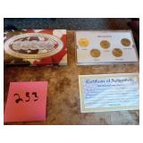 Platinum plated state quarter set
